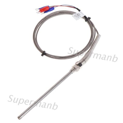 Sup Rtd Pt100 Temperature Sensor Thread M8 Cable 1m Thermocouple Probe
