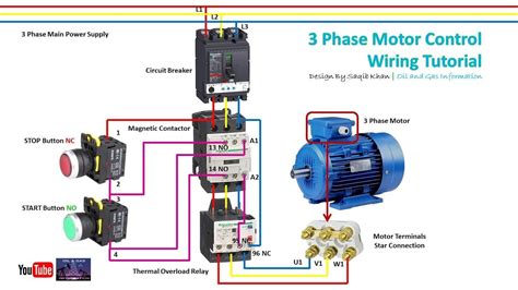 Motor Wiring Diagram 3 Phase