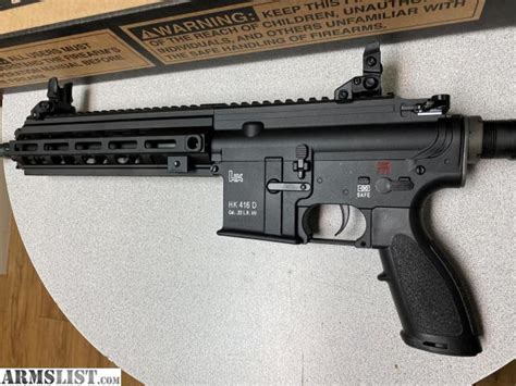 Armslist For Sale Hk 416 22lr 161 Tb 20rd Mlok Fs Nib