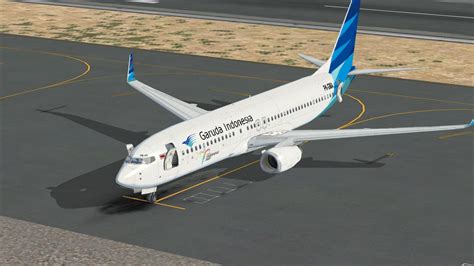 garuda indonesia boeing 737 800 pk gma for fsx