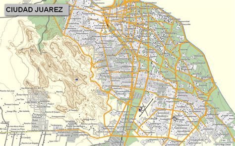 Mapa De Cd Juarez Chihuahua Por Colonias Pets Lovers