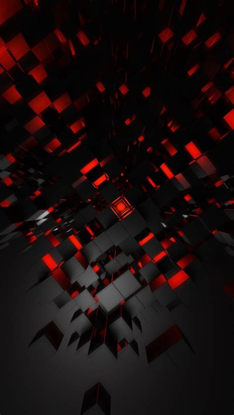 Black And Red Wallpaper Iphone 3d Iphone Wallpaper