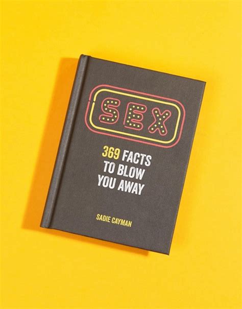 Sex 369 Facts To Blow You Away Book Asos