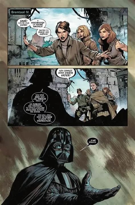 Comic Review Sabé Chooses Between The Sith Lord And The Handmaidens
