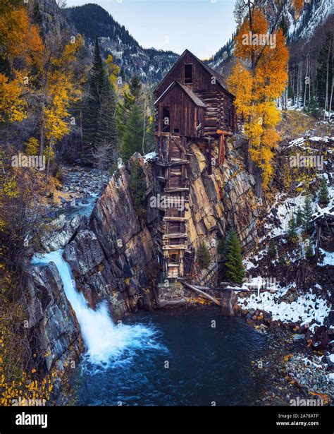 Old Crystal Mill High Resolution Stock Photography And Images Alamy