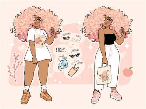 Peachy Ref 2019 By Cueen On Deviantart Art Drawings Sketches Cartoon Drawings Cute Drawings