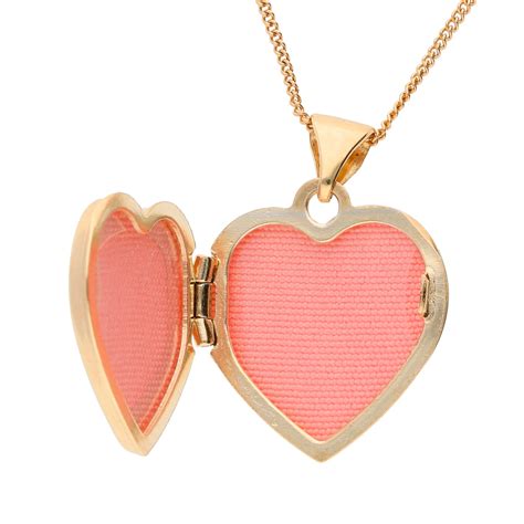 9ct Gold Heart Locket Buy Online Free Insured Uk Delivery