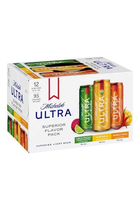 Michelob Ultra Pure Gold And Infusions Light Beer Variety Pack Price