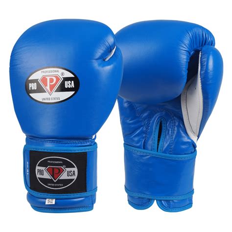 Pro Usa Professional Hook N Loop Boxing Gloves Puphnlbgb