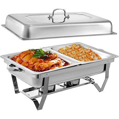 Stainless Steel Chafing Dishes 9l With 12 13 Inserts Food Service