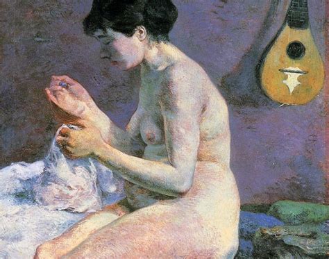 La Dama Desnuda Eug Ne Henri Paul Gauguin