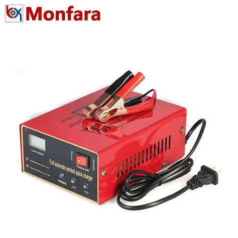 Monfara 12v 24v Car Battery Charger Full Automatic Intelligent Pulse