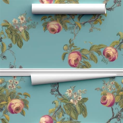 Premium Ai Image There Are Two Rolls Of Wrapping Paper With A Pattern
