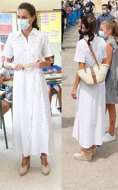 Queen Letizia Of Spains Summer Vacation Style Queen Outfit Queen