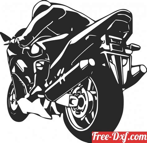Download Motorcycle Bike Motor F5aw6 High Quality Free Dxf Files