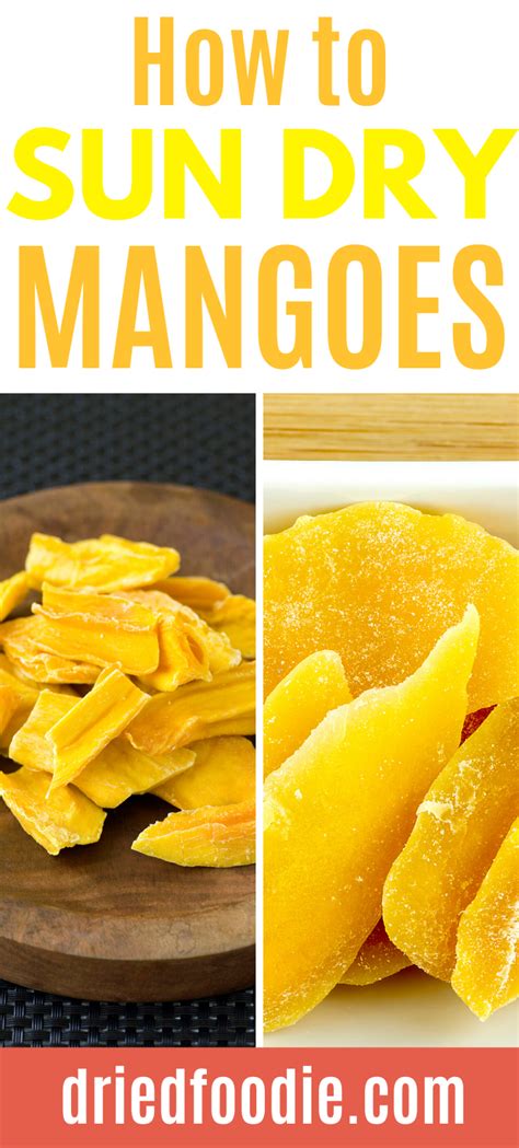 How To Dry Mangoes In The Sun No Equipment Mango Recipes Healthy