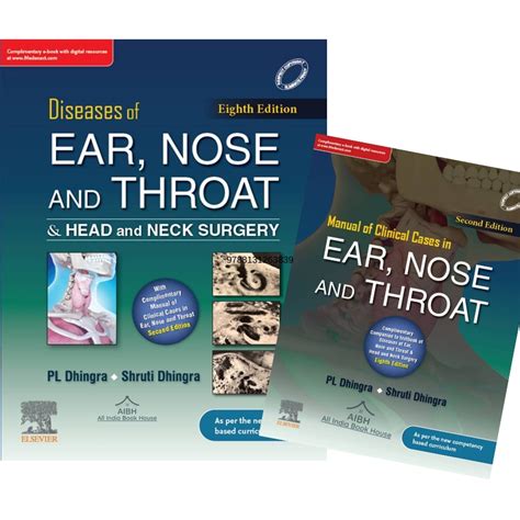 Buy Manual Of Clinical Cases In Ear Nose And Throat 8ed