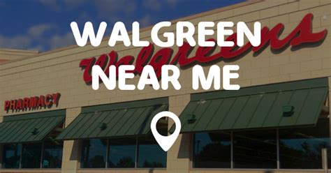 All you can think is i need a pharmacy near me and it needs to be open now. WALGREEN NEAR ME - Points Near Me