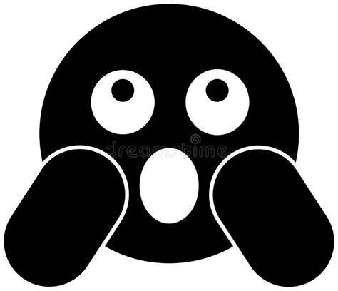 Shocked Icon Stock Vector Illustration Of Scared Face 92701237