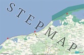 StepMap - von Rügenwalde bis Scholpin - Landkarte für Polen