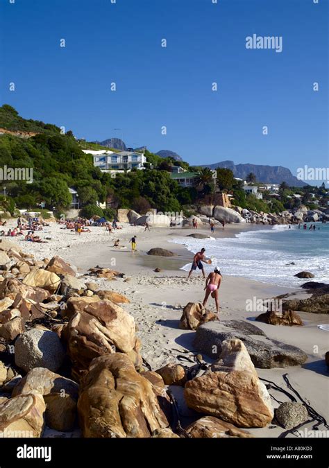 Clifton Beach Resort Area Stock Photo Alamy