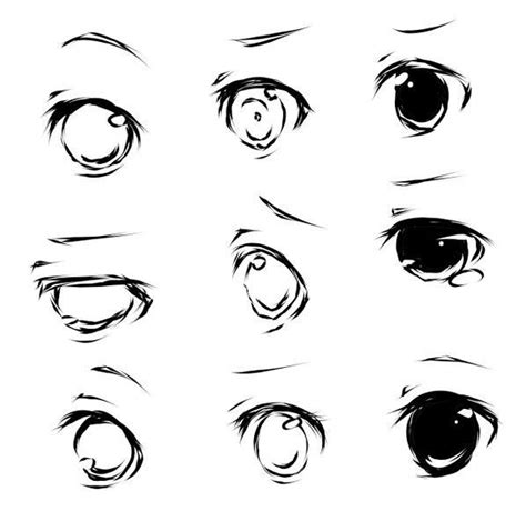 рисуя в анимешном стиле Манга глаза Глаза аниме Рисование манги