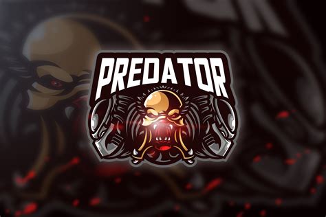 Predator Sim Mascot And Esport Logo Branding And Logo Templates
