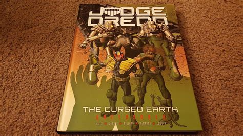 Judge Dredd The Cursed Earth Uncensored Hardcover Ad Graphic Novel