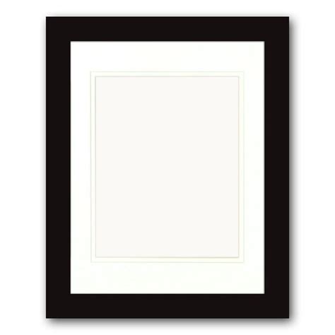 Ptm Images 1 Opening 8 In X 10 In Matted Black Portrait Frame Set Of