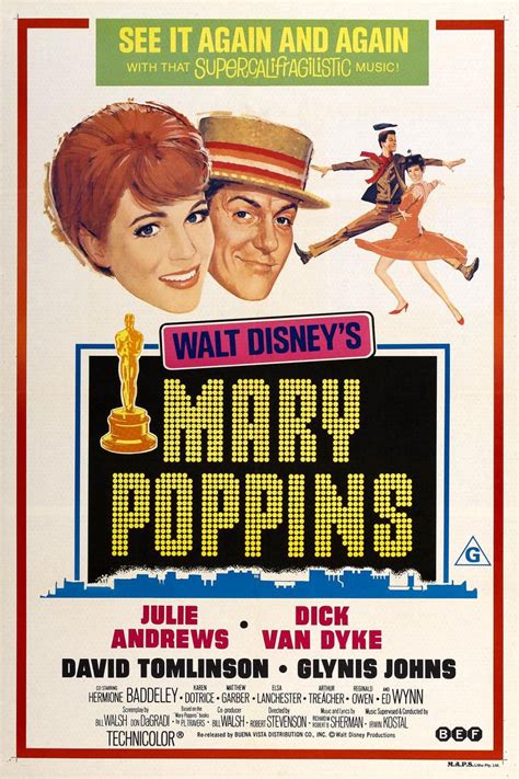 Mary Poppins Vintage Movie Poster Etsy Mary Poppins Poster