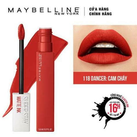 Maybelline Superstay Matte Ink 118 Dancer Lipstick Shopee Indonesia