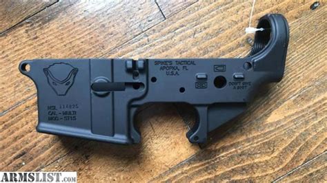 Armslist For Sale New Spikes Tactical Honey Badger Ar 15 Lower Receiver