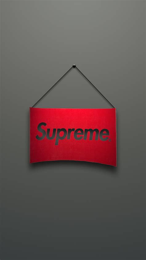 2160x3840 Supreme Logo Red Sony Xperia Xxzz5 Premium Wallpaper Hd