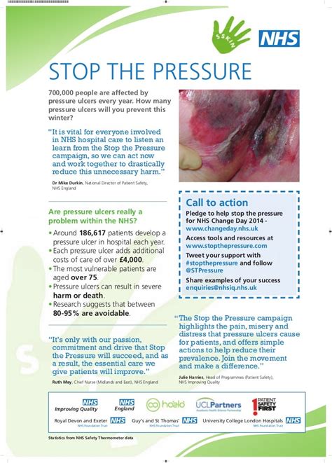 Stop The Pressure Information Sheet