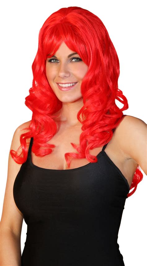 Long Red Curly Wig Long Red Wig Curly Red Wig