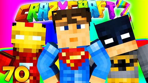 Minecraft Crazy Craft 30 Super Hero Maker Mod 70 Youtube