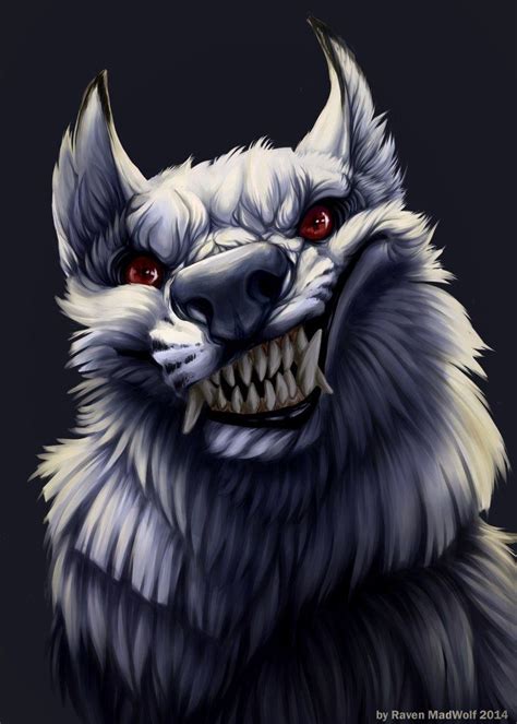 Smile By Ravenmadwolf On Deviantart Werewolf Art Wolf Art Werewolf