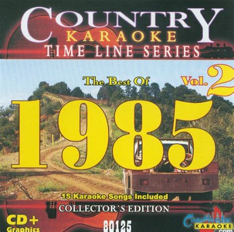 various chartbuster karaoke best of country cdg cb80125 best of country 1985 music