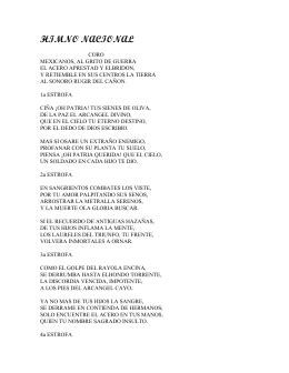 La música es del compositor español jaime nunó y es una oda a. BREVE HISTORIA DE HIMNO NACIONAL MEXICANO Los Himnos