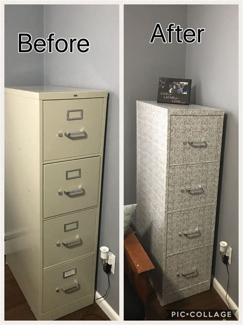 Find all of it right here. File cabinet transformation using contact paper from ...