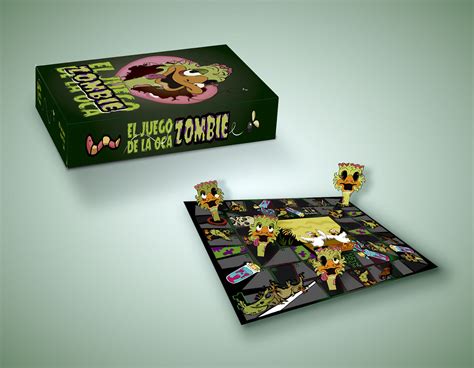 Un juego diferente cada vez que lo juegas. El Juego de la Oca Zombie | Juego de mesa on Behance