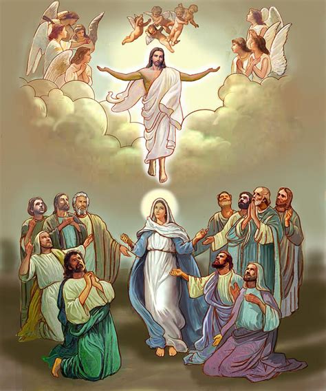Ascension Into Heaven By Lash Larue Jesus Painting Heaven Art Jesus Art