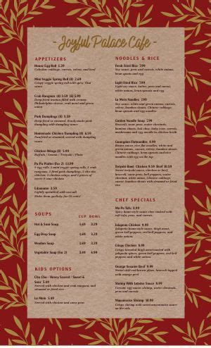 Chinese Menu Templates - Easy to Customize - MustHaveMenus | Chinese menu, Menu design template ...