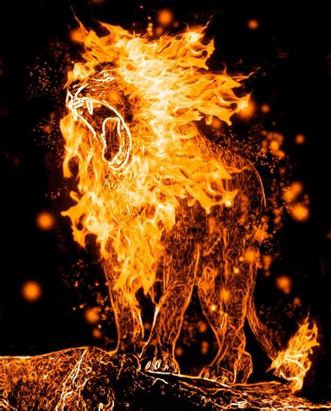 Pin By Zoe Peridot On Fire And Flame Manipulation Art Fire Lion Fire
