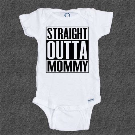 Funny Baby Clothes Straight Outta Mommy Printed Baby Onesie Jumpsuit For Baby Girl Or Babe Best