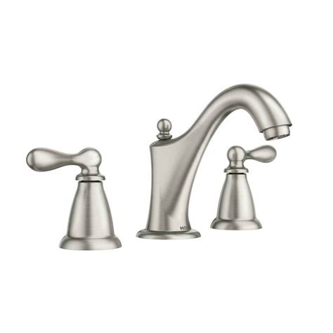 A cartridge faucet is likely to be a moen faucet. Moen Caldwell Spot Resist Brushed Nickel 2-Handle ...