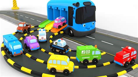 Learn Colors With Toy Street Vehicles Educational Videos Toy Cars