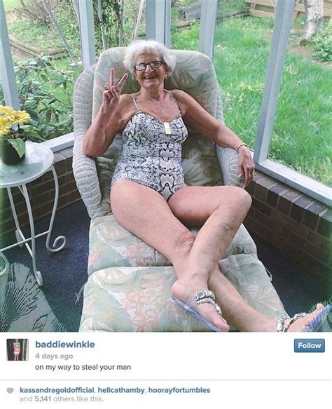 Naughty Great Grandma On Instagram Old Women Mature Adult Old Granny Hot Micro Bikini