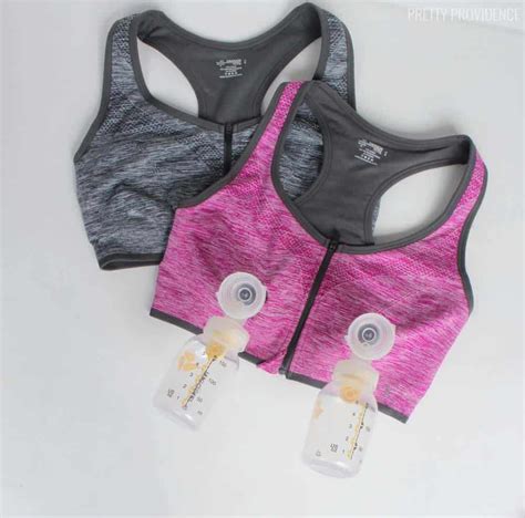 With the right pumping bra, however, you can express milk for your baby and use your free hands to eat, text, or swipe through pinterest for 40 minutes creating your dream backyard, all at the same time. DIY Pumping Bra - Pretty Providence