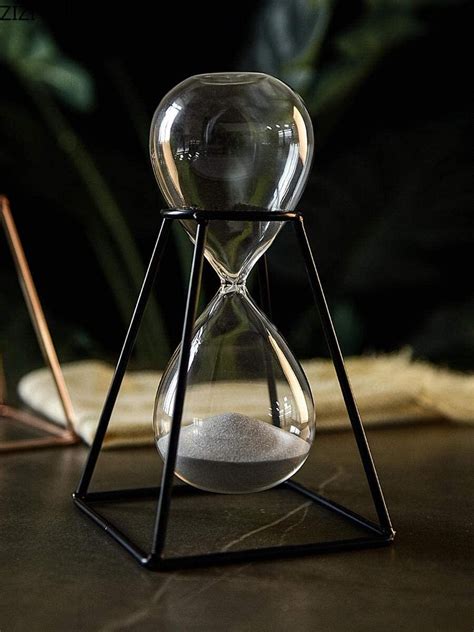 Metal Hourglass Timer 30 Minutesantique Nordic Style Luxury Etsy
